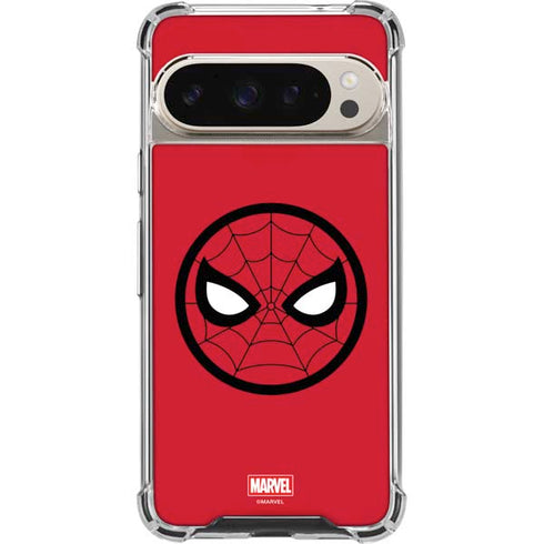 Marvel Spiderman Spiderman Emblem Google Pixel 9/9 Pro Clear Case